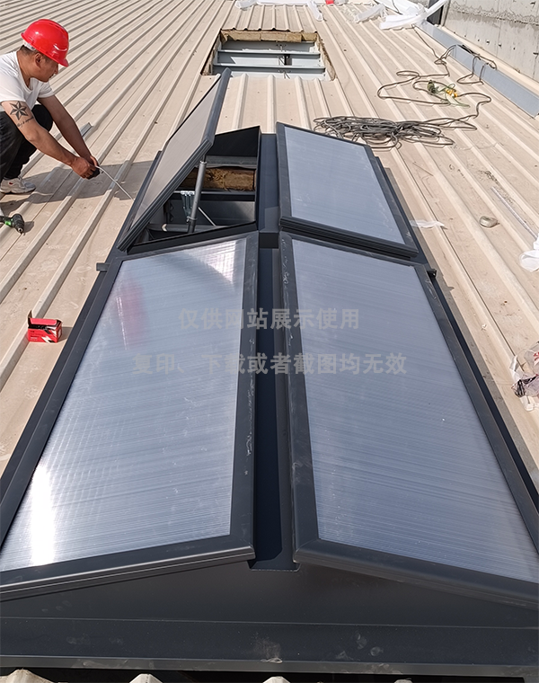 兰州王老吉生产车间水磨沟排烟天窗